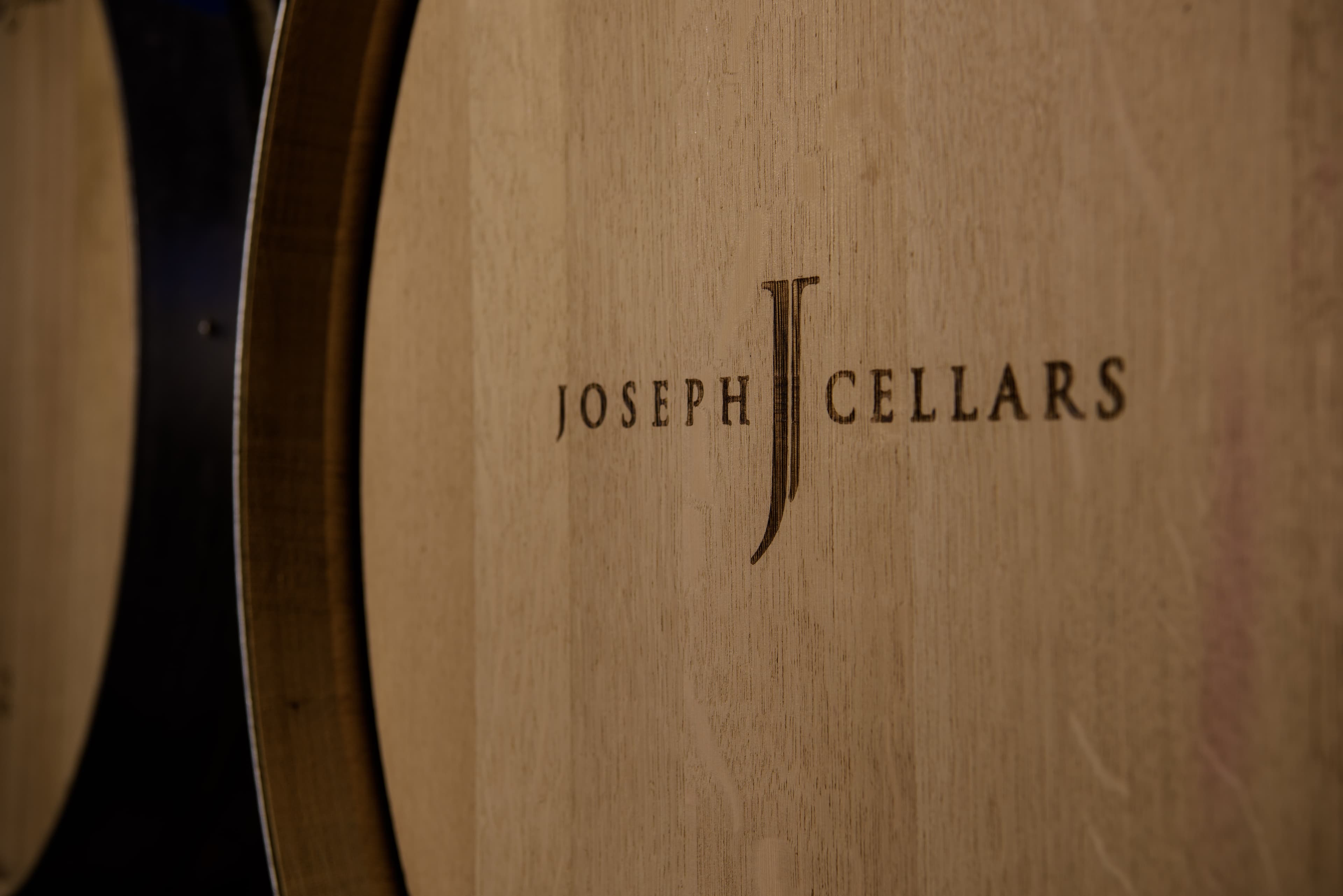 Joseph Cellars branded barrel head for the Cab Lovers Experience