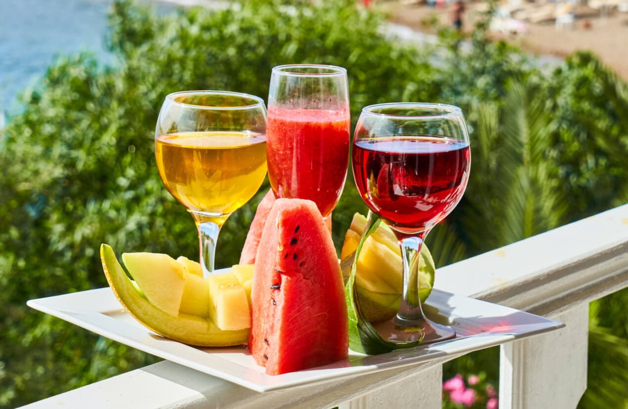Guests enjoying a tasting at Joseph Cellars
